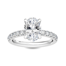  Luxe Oval Hidden Halo Engagement Ring