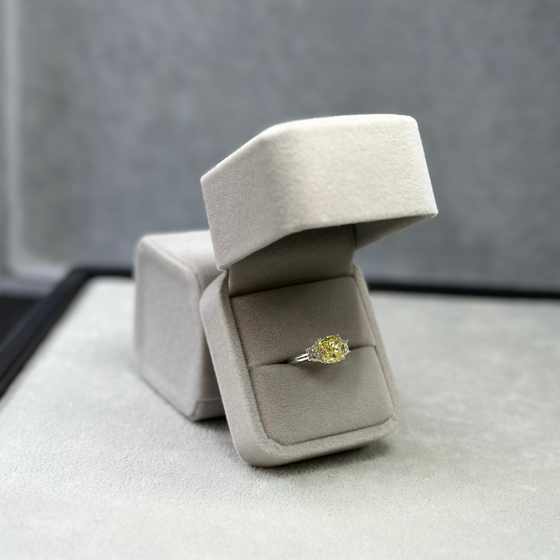 Icon Cushion Cut Engagement Ring