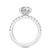 Luxe Round Brilliant Hidden Halo Engagement Ring