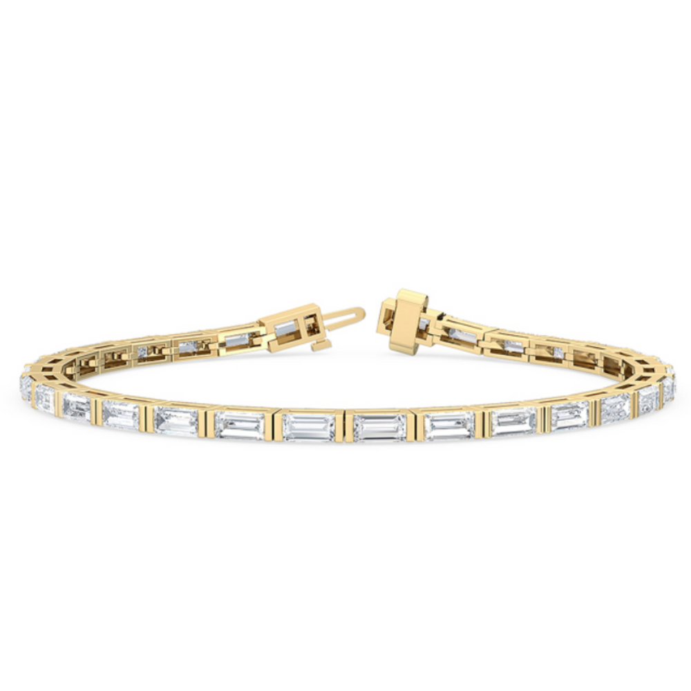 
                      
                        Baguette shape Tennis Bracelet
                      
                    