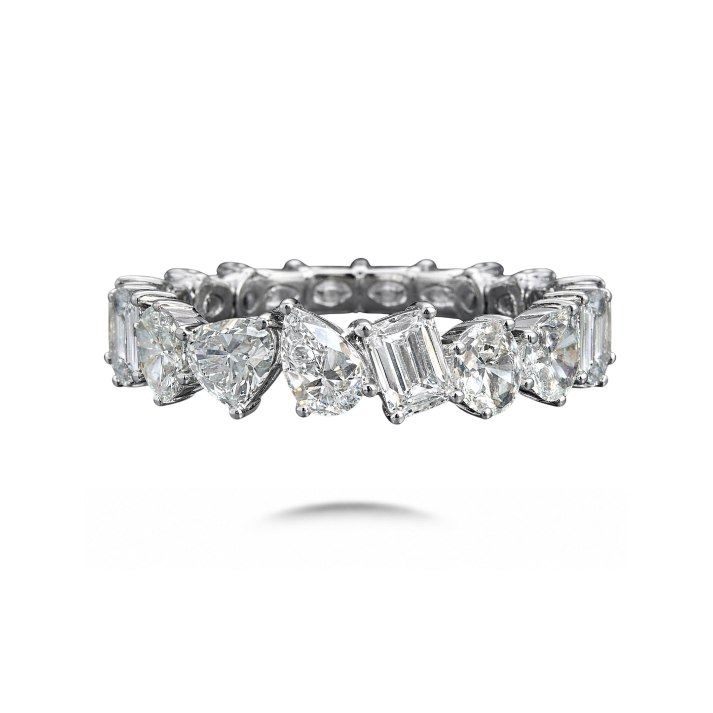 Multi-Shape Lab Grown Diamond Eternity Band