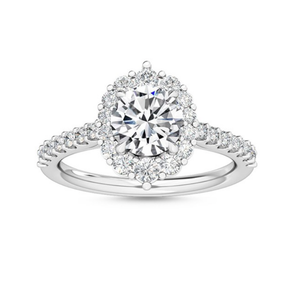 
                      
                        Royal Oval Halo Engagement Ring
                      
                    