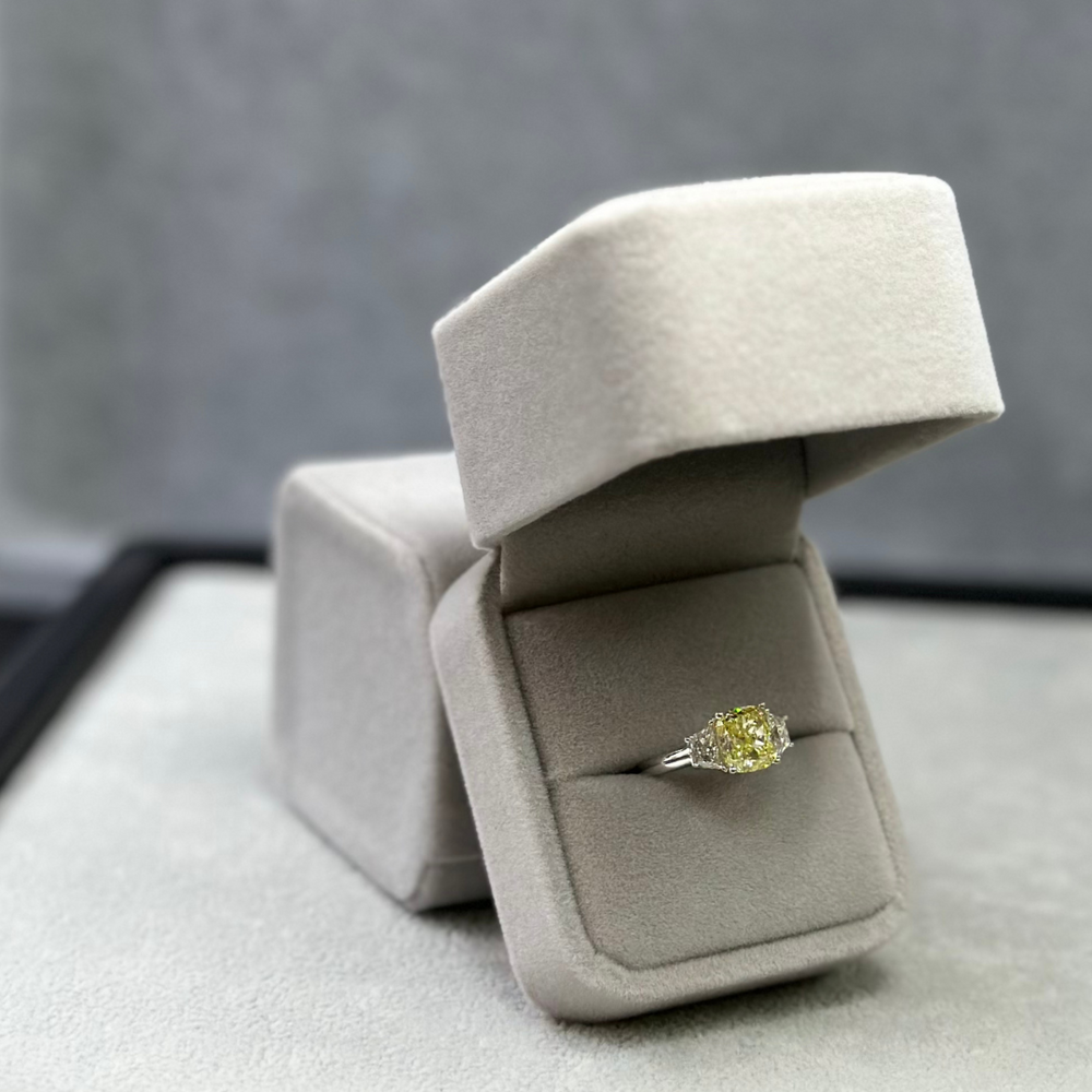 Icon Cushion Cut Engagement Ring