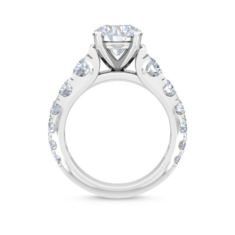 Channel Setting Engagement Ring