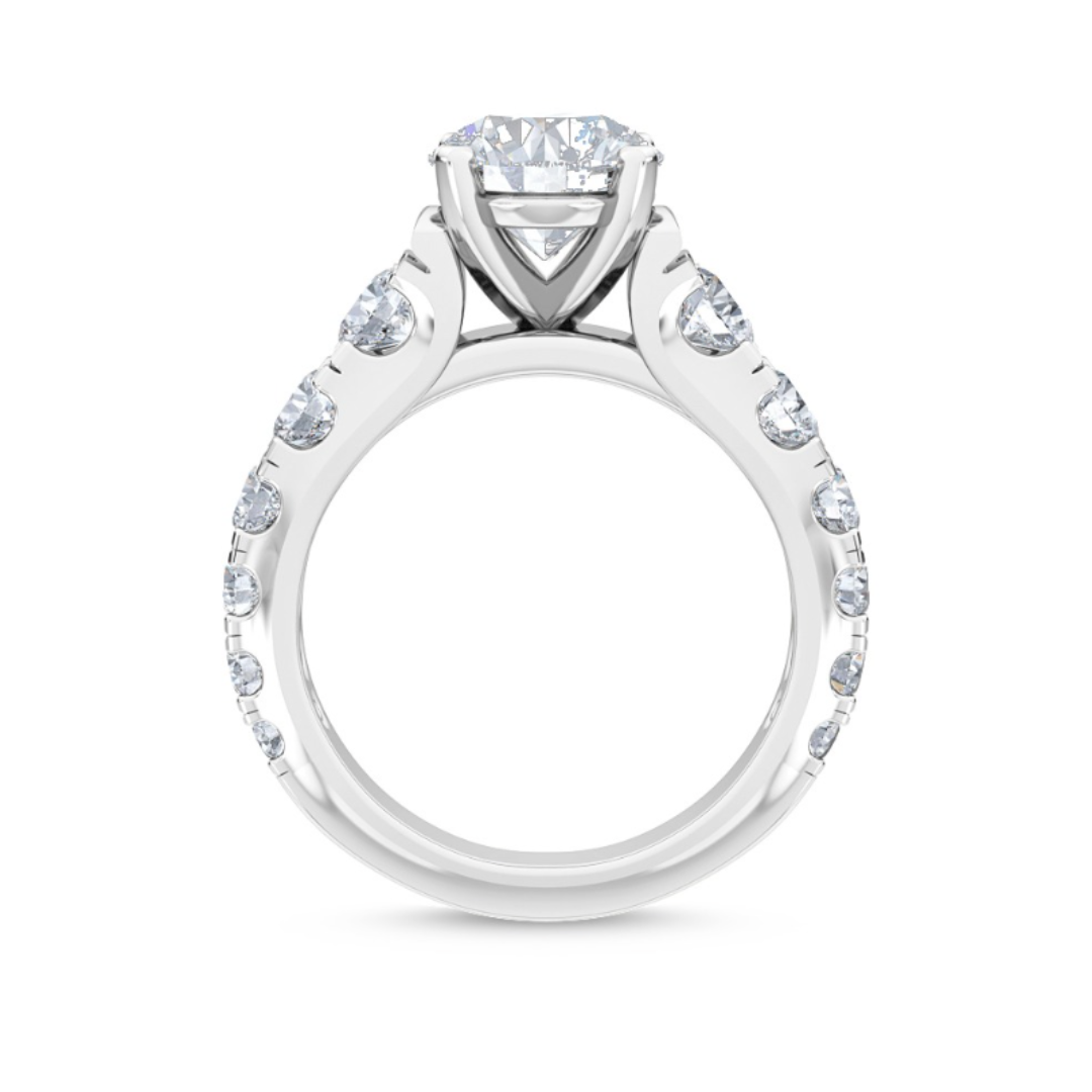 Channel Setting Engagement Ring