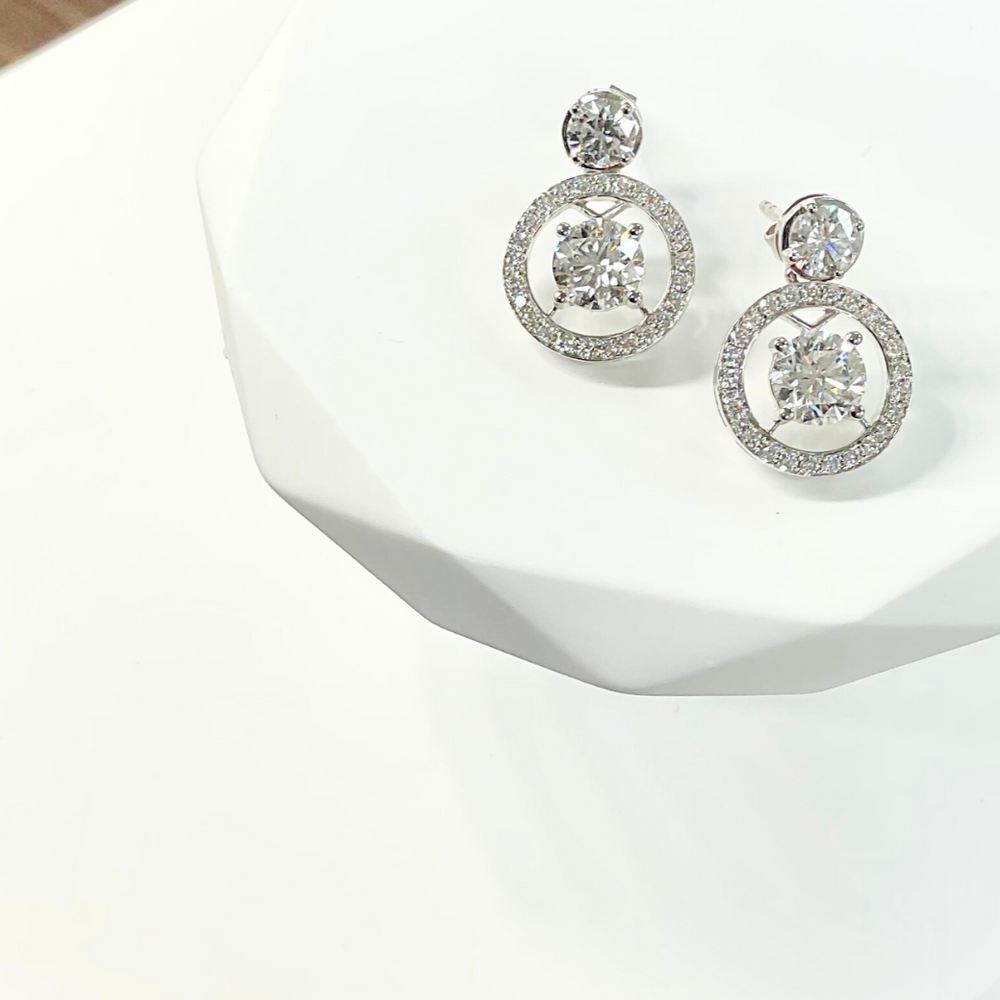 lab grown diamond statement earrings hong kong