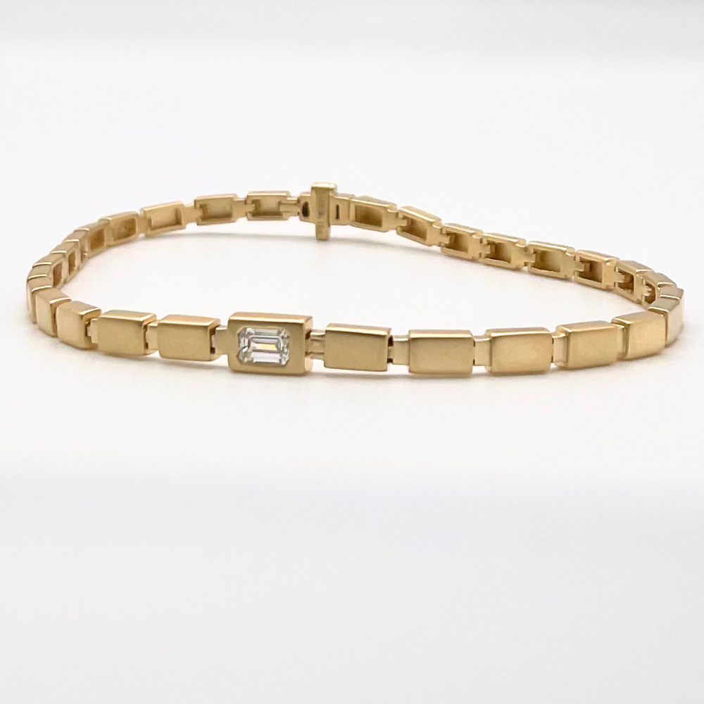 
                      
                        Emerald cut Accent Bracelet
                      
                    