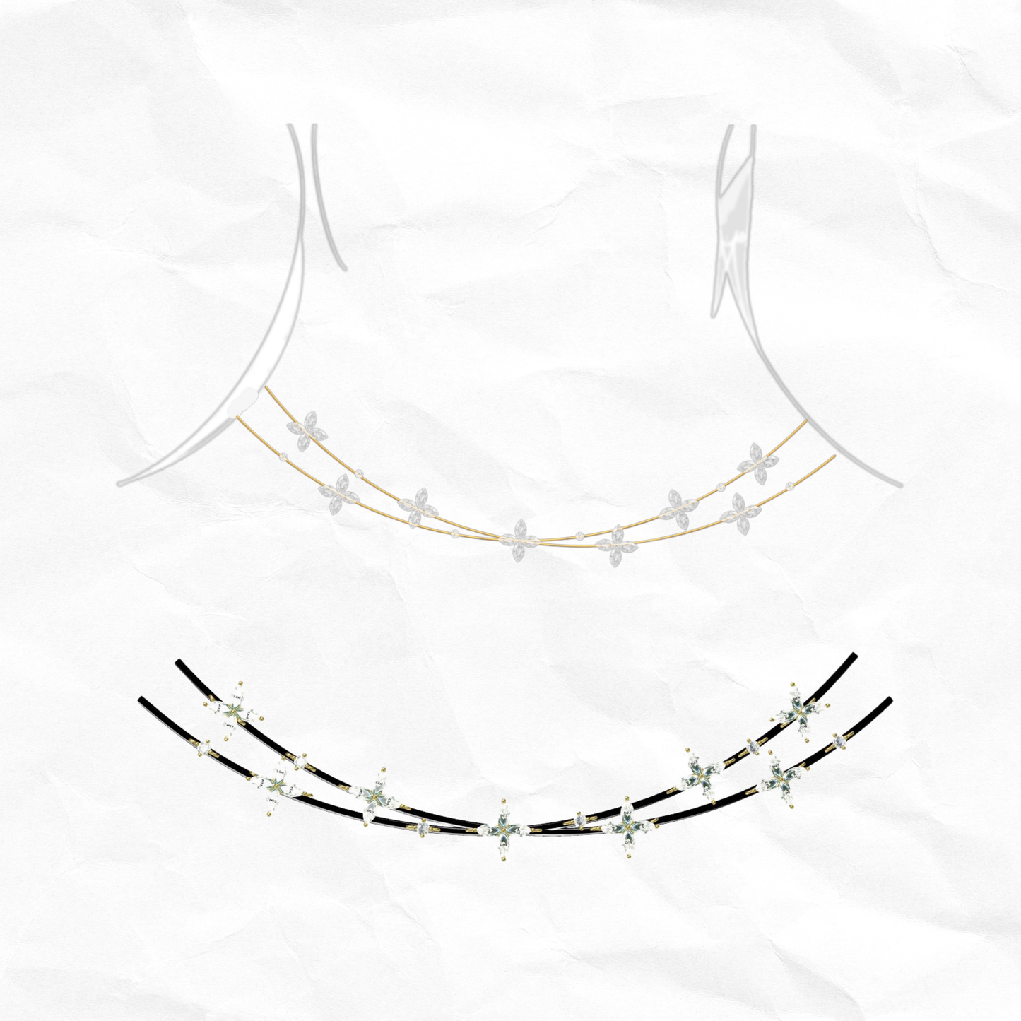 Starfall Marquise Lab Grown Diamond Necklace