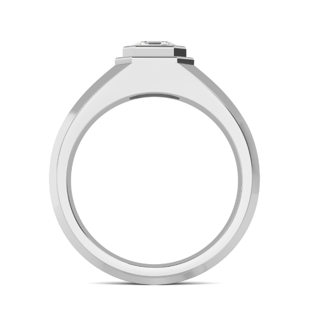 
                      
                        Mens Asscher cut Wedding Band
                      
                    