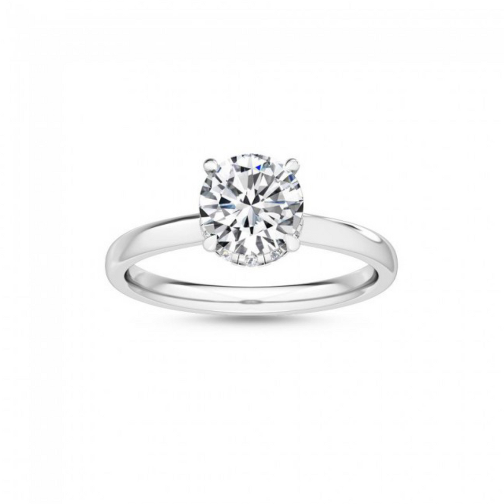 Round Solitaire Engagement Ring