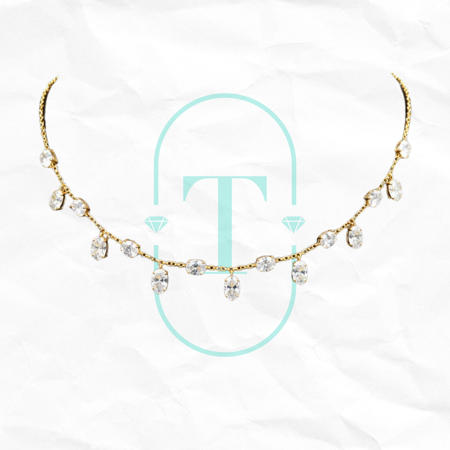 oval cut bespoke lab grown diamond necklace hong kong 

