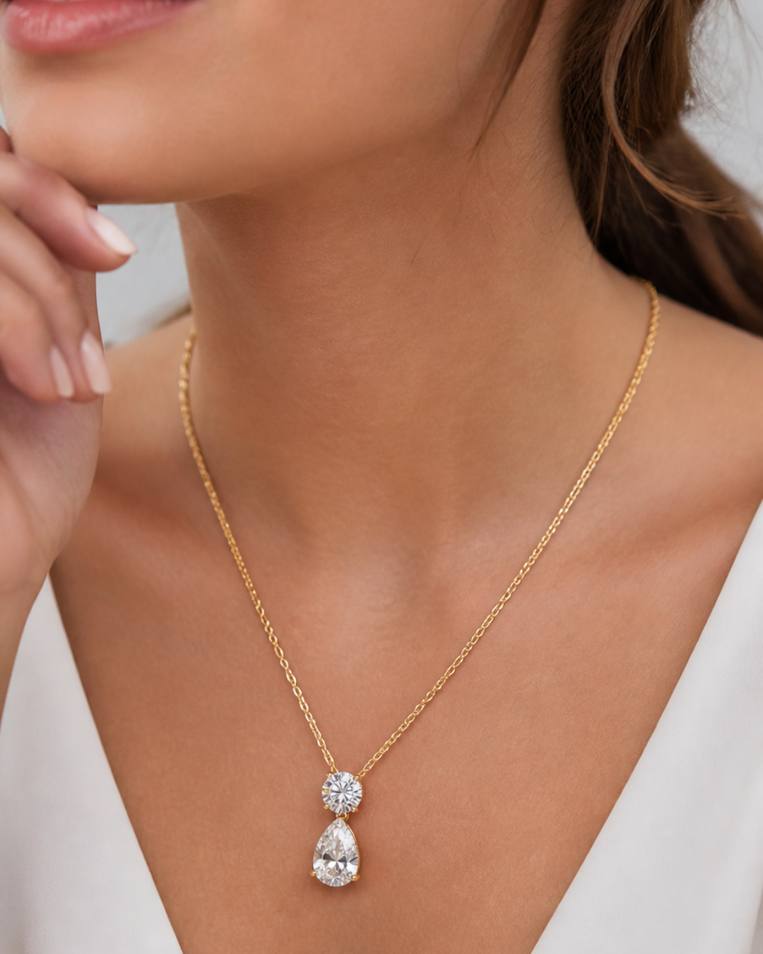 minimal lab grown diamond pendant hong kong