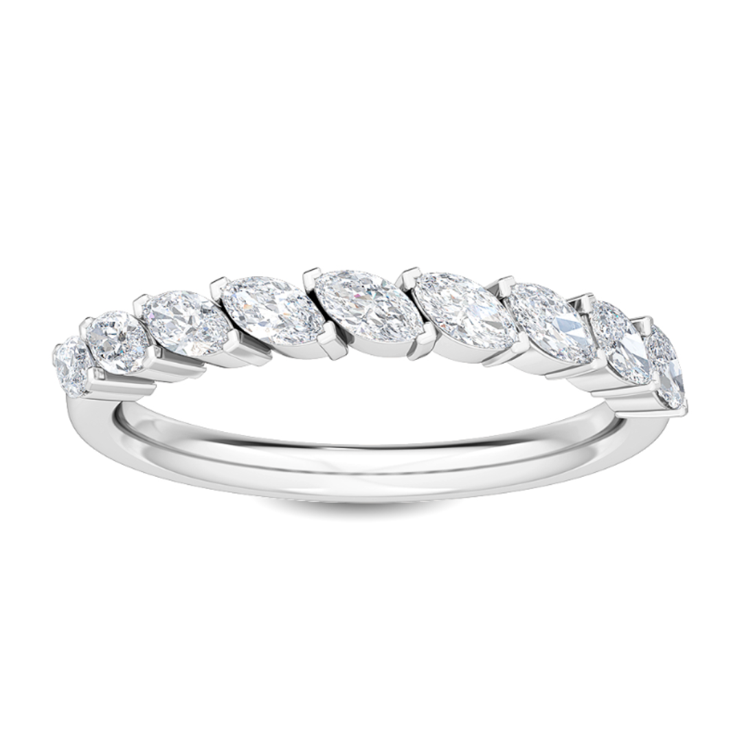 Marquise Wedding Band