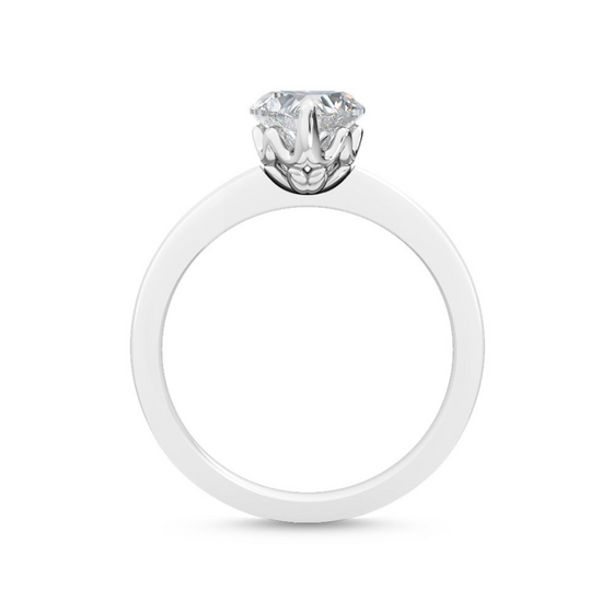Heart Shape Solitaire Engagement Ring